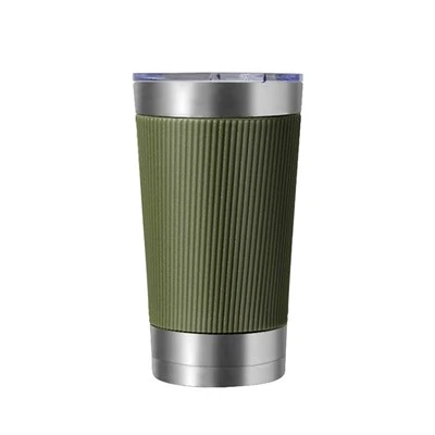 16oz gumový rukáv z nerezové oceli